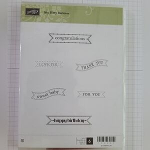 Stampin' Up! - Itty Bitty Banners - LIKE NEW
